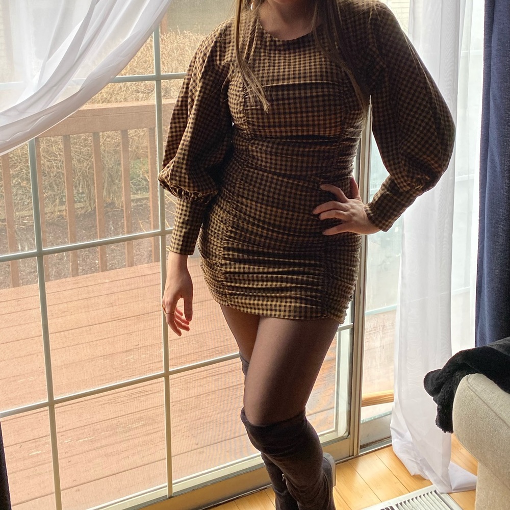 Zara Plaid Dress